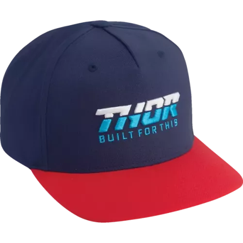 casquette THOR Segment Snapback Hat bleu et rouge