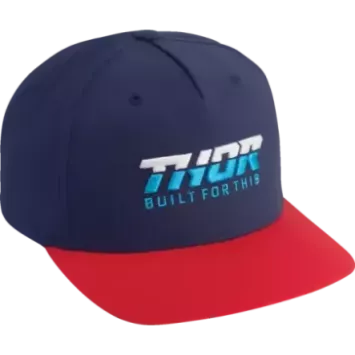 casquette THOR Segment Snapback Hat bleu et rouge