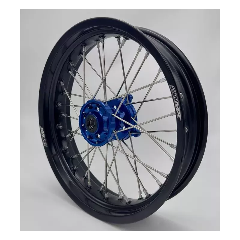 paire de roues supermotard 2WMX SHERCO SE/F 13-23 bleu noir