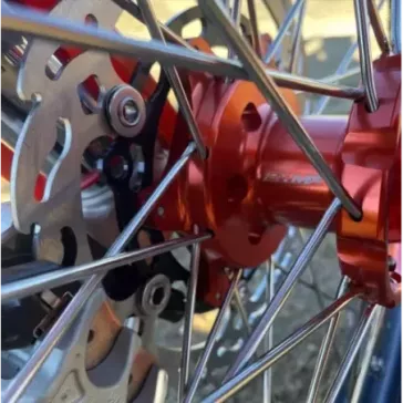 Paire de roues 2WMX SX/F 2015- 2026 orange noir