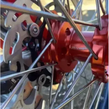 Paire de roues 2WMX SX/F 2015- 2026 orange noir