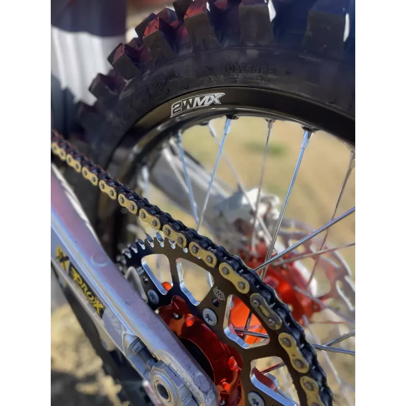 Paire de roues 2WMX SX/F 2015- 2026 orange noir