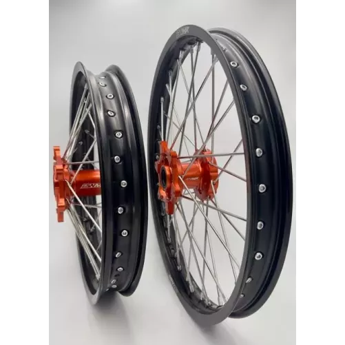 Paire de roues 2WMX SX/F 2015- 2026 orange noir