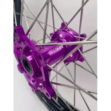 paire de roues 2WMX TC / FC 15-24, SX/F 15-24, MC/F 21-24 violet noir
