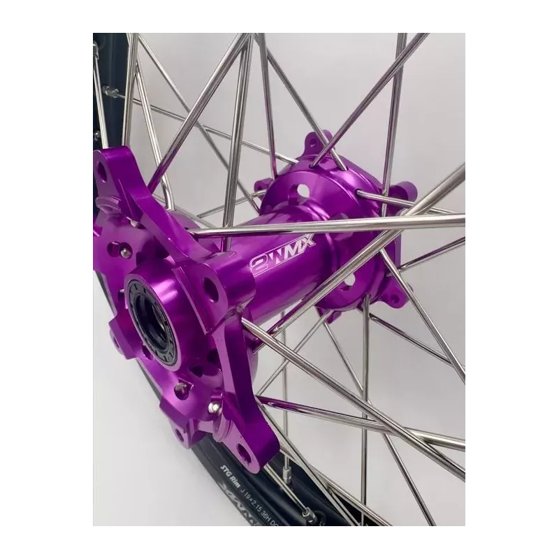 paire de roues 2WMX TC / FC 15-24, SX/F 15-24, MC/F 21-24 violet noir