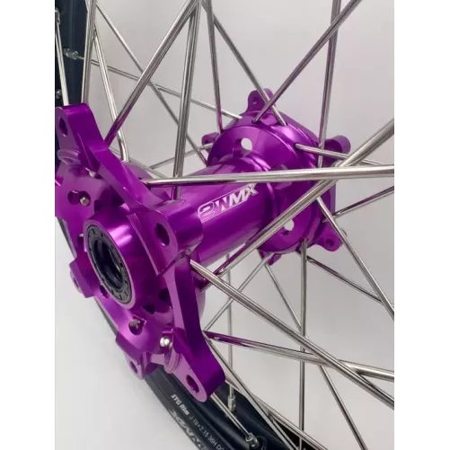 paire de roues 2WMX TC / FC 15-24, SX/F 15-24, MC/F 21-24 violet noir