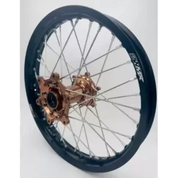 paire de roues 2WMX TC / FC 15-24, SX/F 15-24, MC/F 21-24 magnesium noir