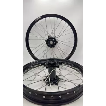 paire de roues 2WMX TC / FC 15-24, SX/F 15-24, MC/F 21-24 noir noir