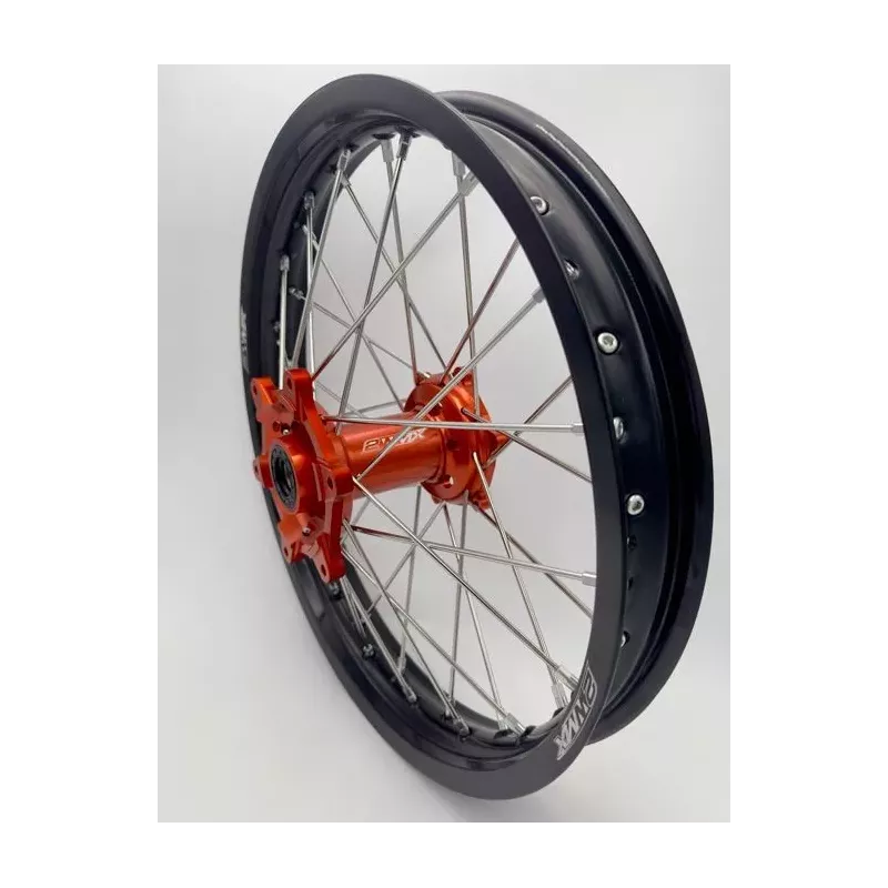 paire de roues 2WMX EXC/F 03-24 orange noir paire de roues 2WMX EXC/F 03-24 orange noir