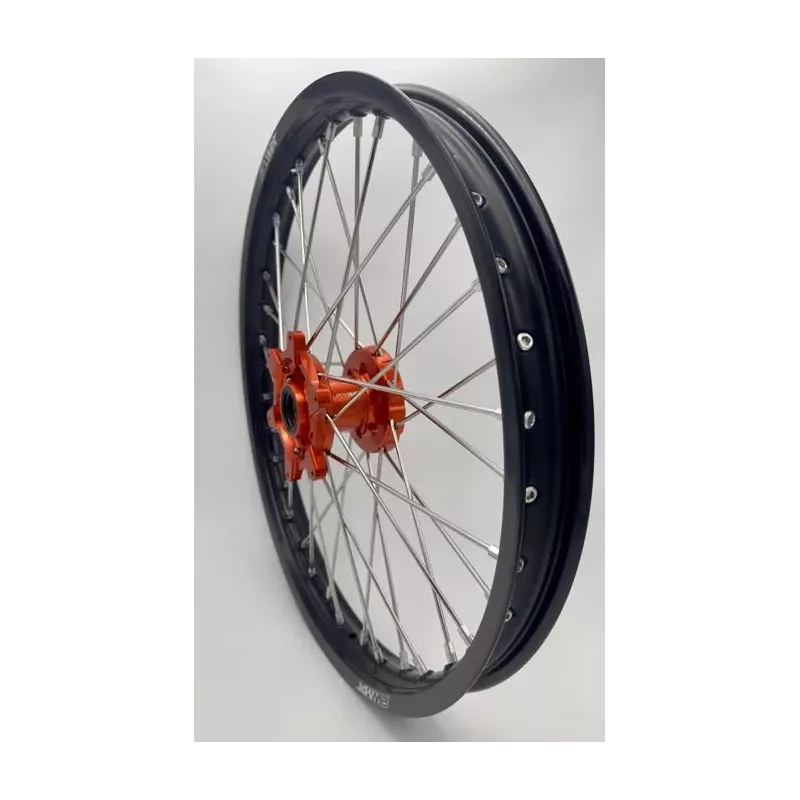paire de roues 2WMX EXC/F 03-24 orange noir paire de roues 2WMX EXC/F 03-24 orange noir