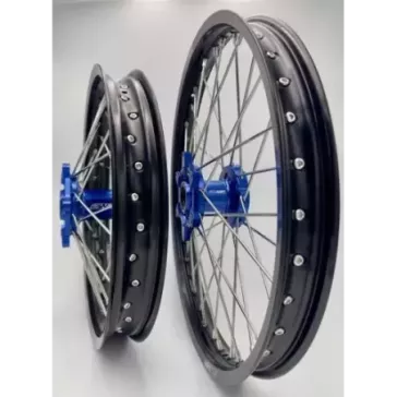 paire de roues 2WMX TE / FE 15-24, EXC/F 15-24, EC/F 21-24 bleu noir