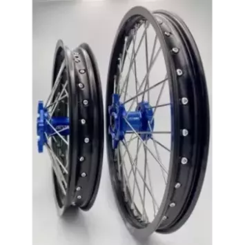 paire de roues 2WMX TE / FE 15-24, EXC/F 15-24, EC/F 21-24 bleu noir