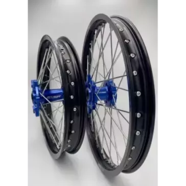 paire de roues 2WMX TE / FE 15-24, EXC/F 15-24, EC/F 21-24 bleu noir