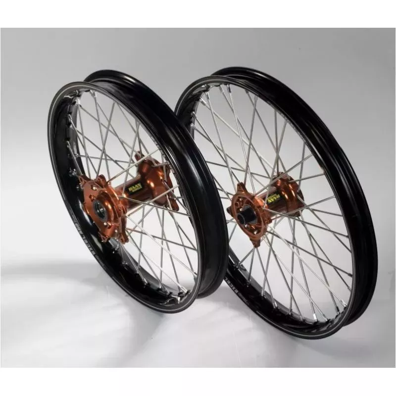 Paire de roues HAAN WHEEL SX/F 2023-2026 cercles noirs