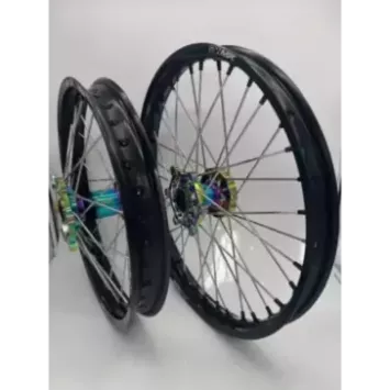 paire de roues 2WMX YZ/F 01-24, FANTIC XX/F 21-24 couleur fuel
