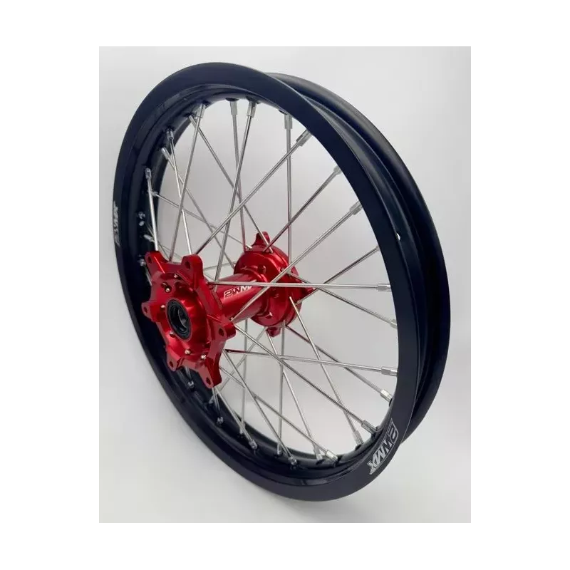 paire de roues 2WMX WR/F 01-24, FANTIC XE/F 21-24 rouge noir