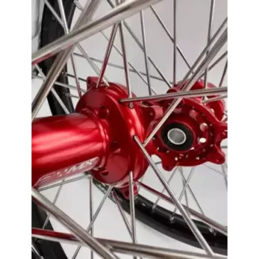 paire de roues 2WMX WR/F 01-24, FANTIC XE/F 21-24 rouge noir