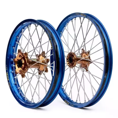 paire de roues HAAN WHEEL YZ 2008-2024 cercles bleus