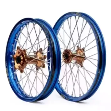 paire de roues HAAN WHEEL YZ 2008-2023 cercles bleus