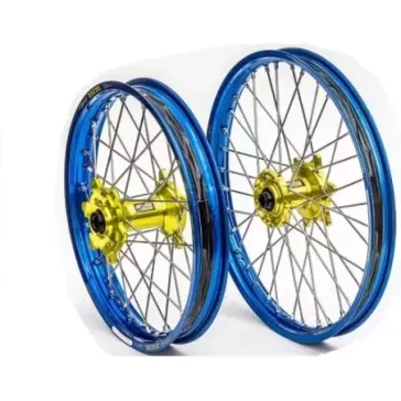 paire de roues HAAN WHEEL YZ 2008-2024 cercles bleus