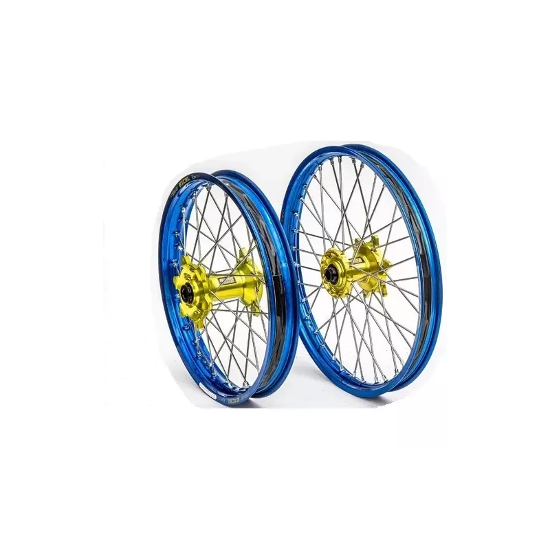 paire de roues HAAN WHEEL YZ 2008-2023 cercles bleus