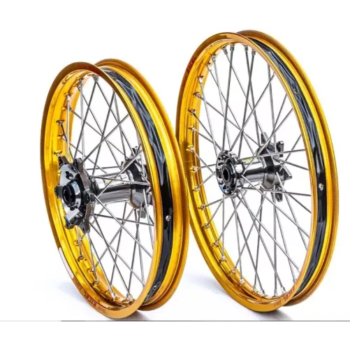 paire de roues HAAN WHEEL YZ 2008-2024 cercles ors