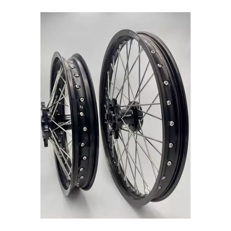 paire de roues 2WMX KX/F 06-25 Noir Noir