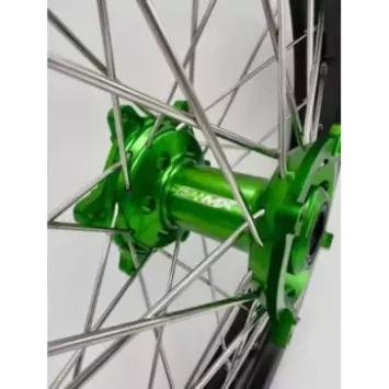 paire de roues 2WMX KX/F 06-24 vert noir