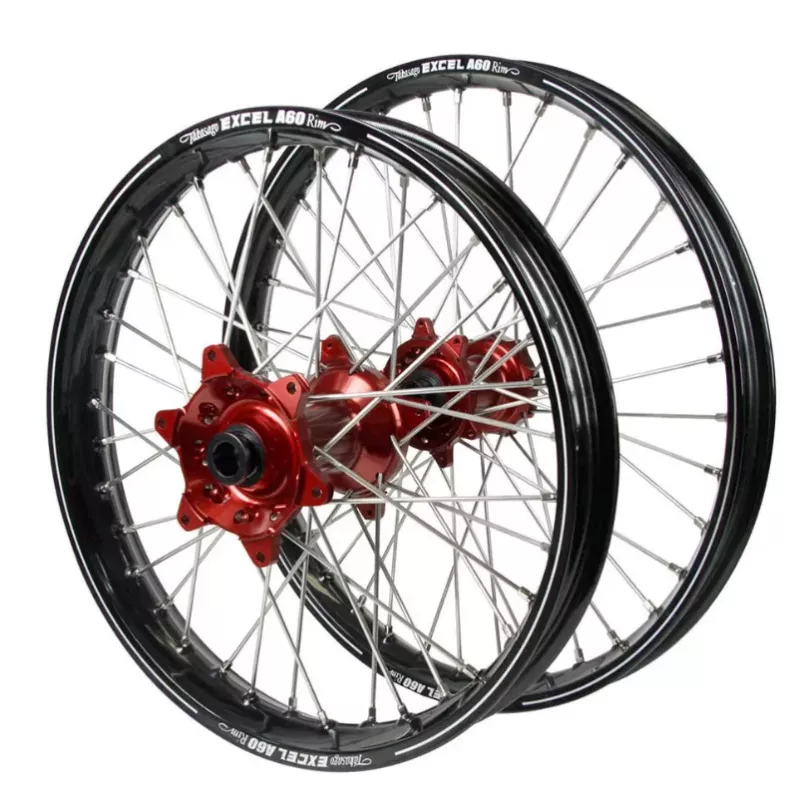 paire de roues HAAN WHEEL KX/F 06-24 cercles noires