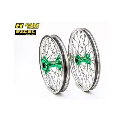 paire de roues HAAN WHEEL KX/F 06-24 cercles silvers