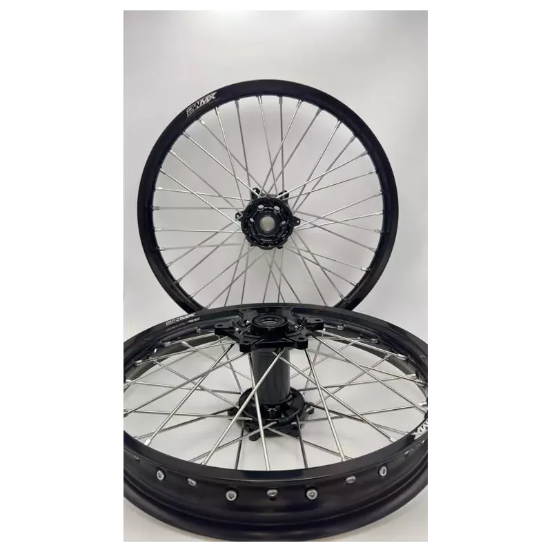 paire de roues 2WMX CRF 14-24 noir noir