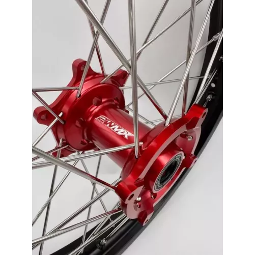 paire de roues 2WMX CRF RX 14-24 rouge noir (enduro)