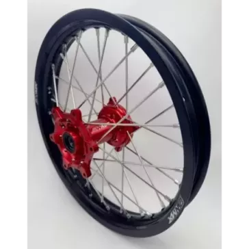 paire de roues 2WMX CRF RX 14-24 rouge noir (enduro)