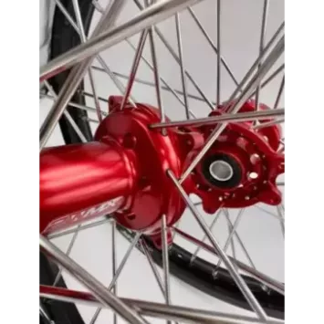 Entretoises De Roue Avant RFX Pro (rouge) Pour Beta 250/300 RR 13-20 Et 400/450/498 RR 13-20 - Aluminium 7075-T6