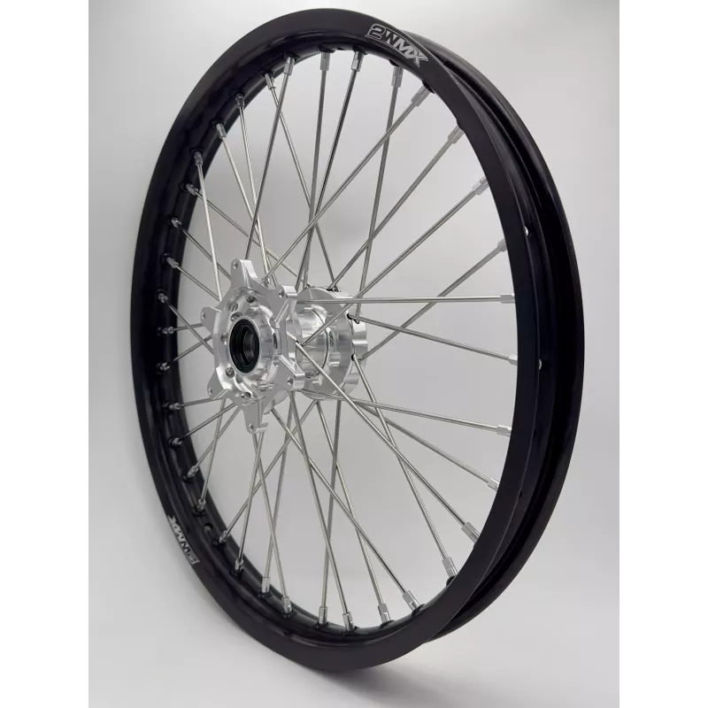 paire de roues 2WMX 85 TC 21-24, 85 SX 21-24, 85 MC 21-24 silver noir