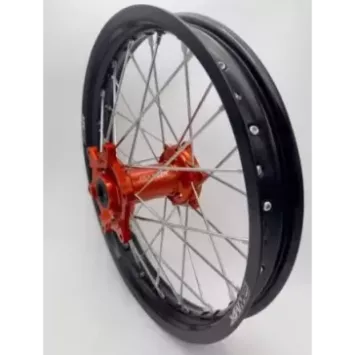paire de roues 2WMX 85 SX 21-24, 85 TC 21-24, 85 MC 21-24 Orange noir