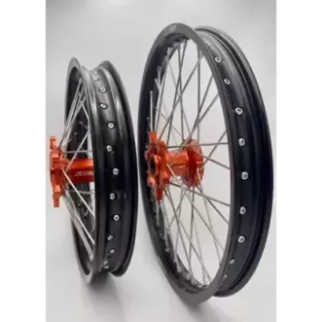 paire de roues 2WMX 85 SX 21-24, 85 TC 21-24, 85 MC 21-24 Orange noir
