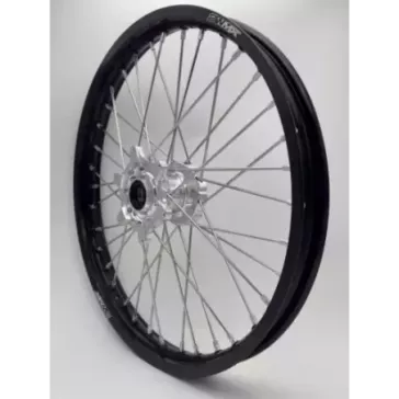 paire de roues 2WMX 85 TC 21-24, 85 SX 21-24, 85 MC 21-24 silver noir petite roue