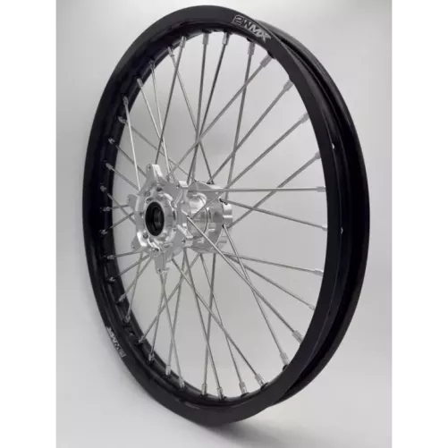 paire de roues 2WMX 85 TC 21-24, 85 SX 21-24, 85 MC 21-24 silver noir petite roue