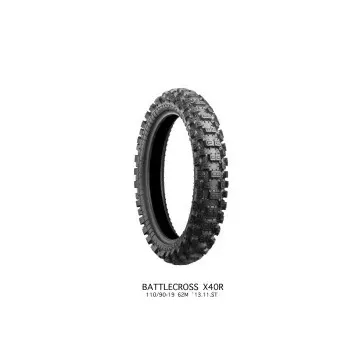 Pneu BRIDGESTONE arrière X40R HARD 100/90-19