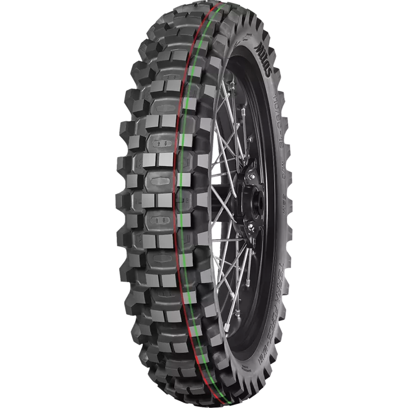 pneu arriere MITAS TERRA FORCE-MX 90/100-12 RED