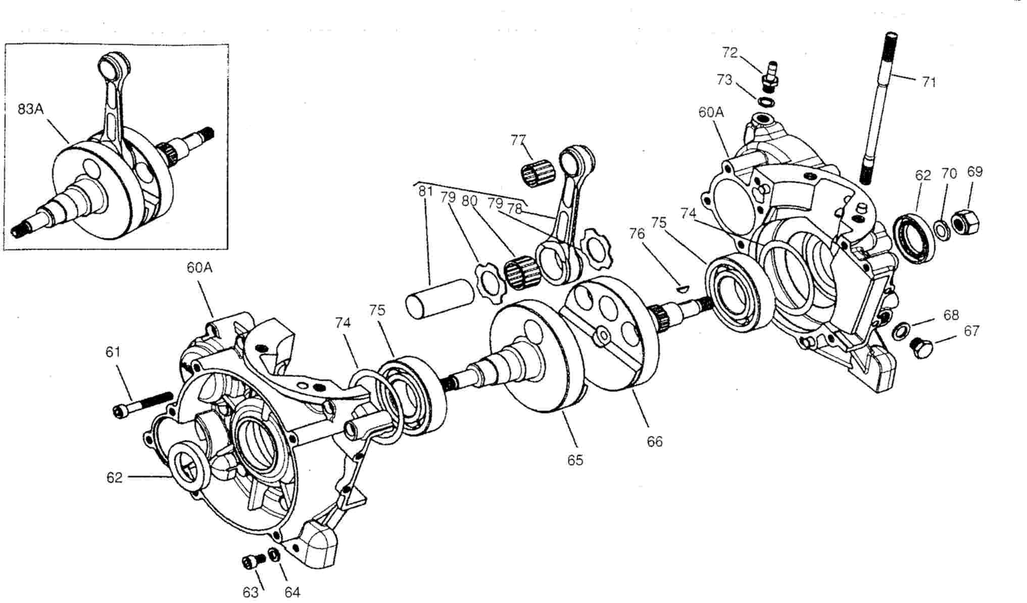 pièces bas moteur