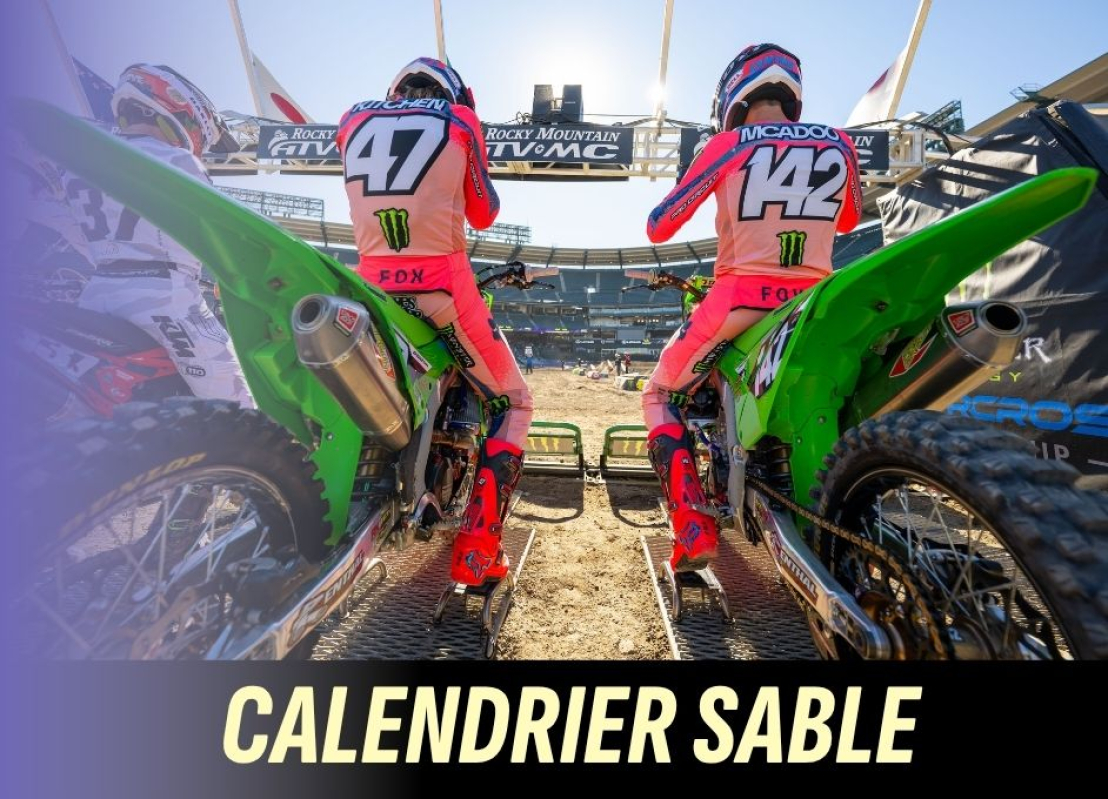 CALENDRIER COURSES DE SABLE MOTOCROSS 2026/2027